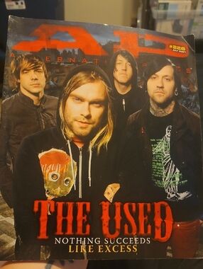 The Used Band Alternative Press Mag Cover July 2007
